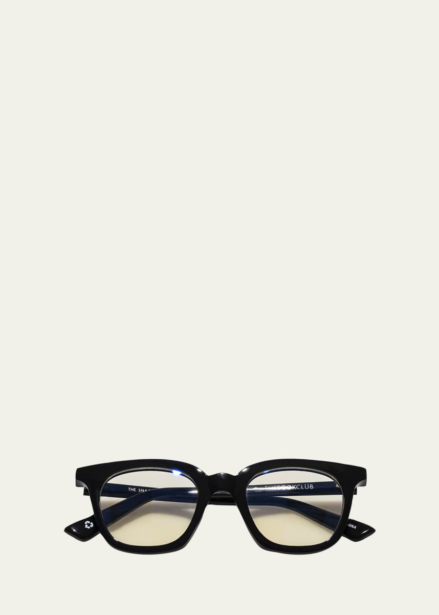 The Book Club The Snatcher in Black Tie Cat-Eye Reading Glasses