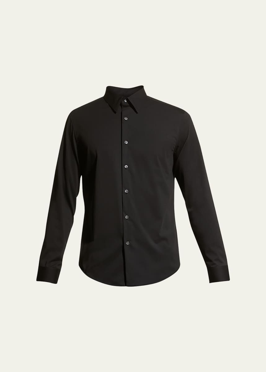 Theory Men's Sylvain Shirt in Structure Knit