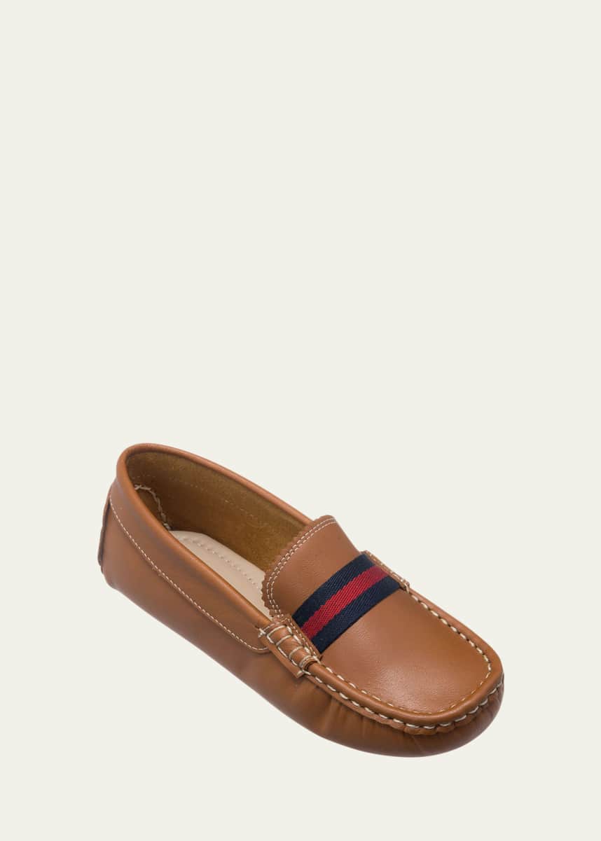 Elephantito Boy's Club Leather Loafers, Toddler/Kids