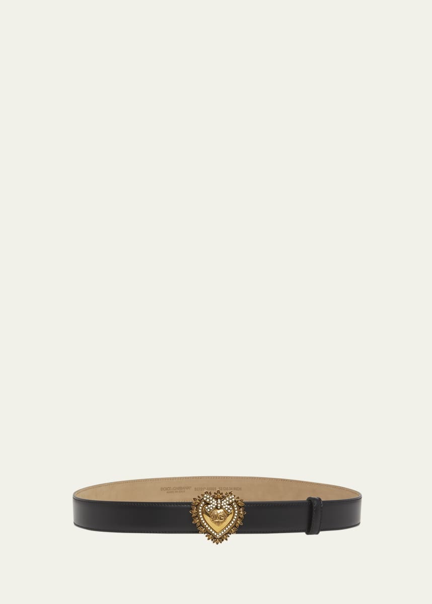 Dolce&Gabbana Devotion Leather Belt