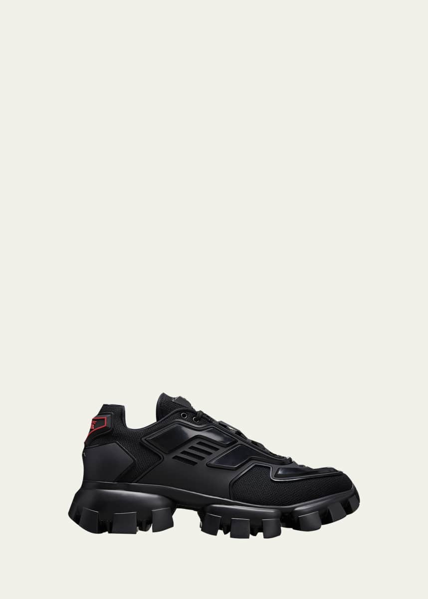 prada triple black runners