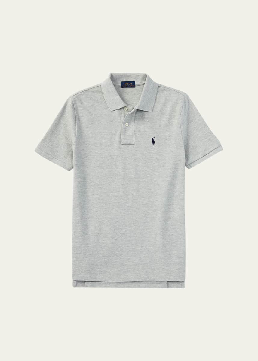 Ralph Lauren Childrenswear Boy's Short-Sleeve Logo Embroidery Polo Shirt, Size 2-7