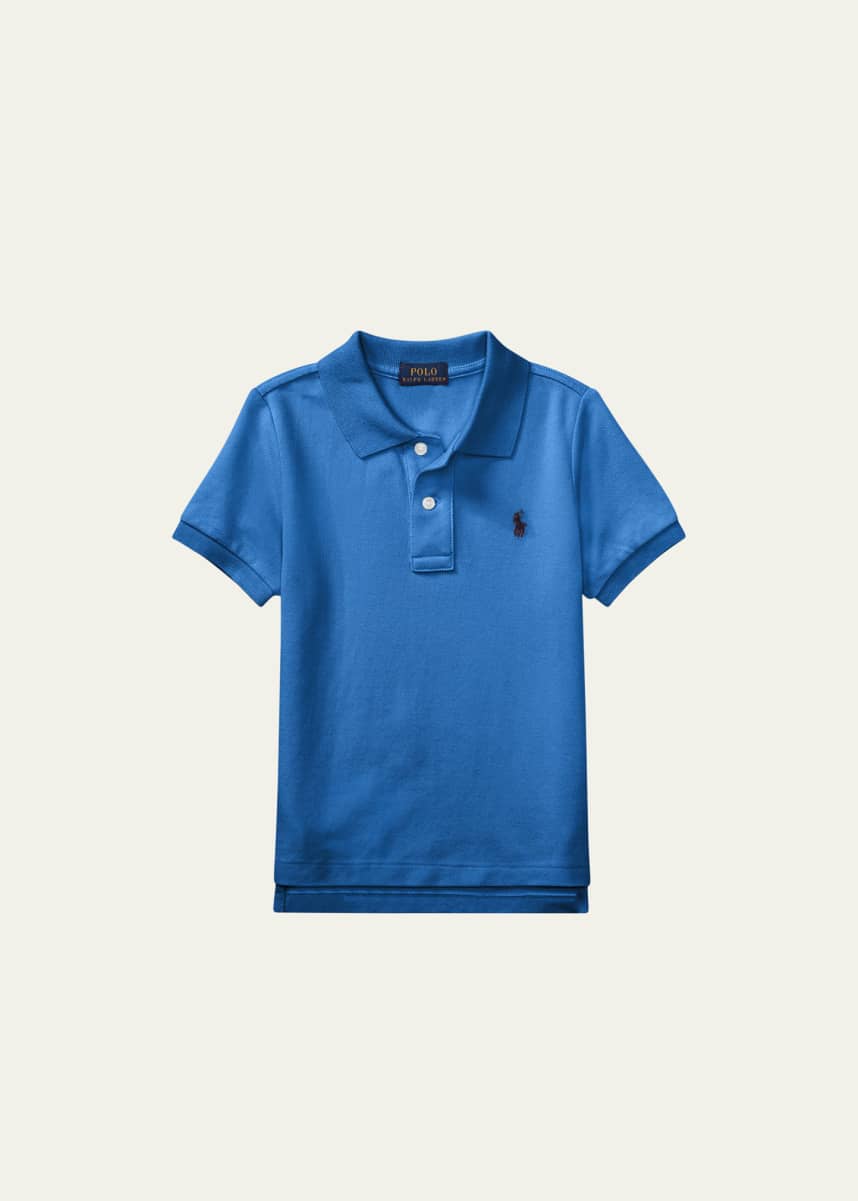 Ralph Lauren Childrenswear Short-Sleeve Logo Embroidery Polo Shirt, Size 2-7