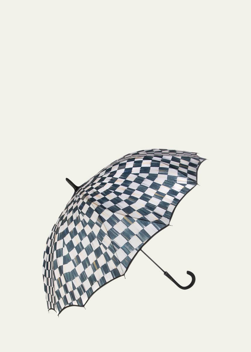 MacKenzie-Childs Courtly Check Seamless Umbrella