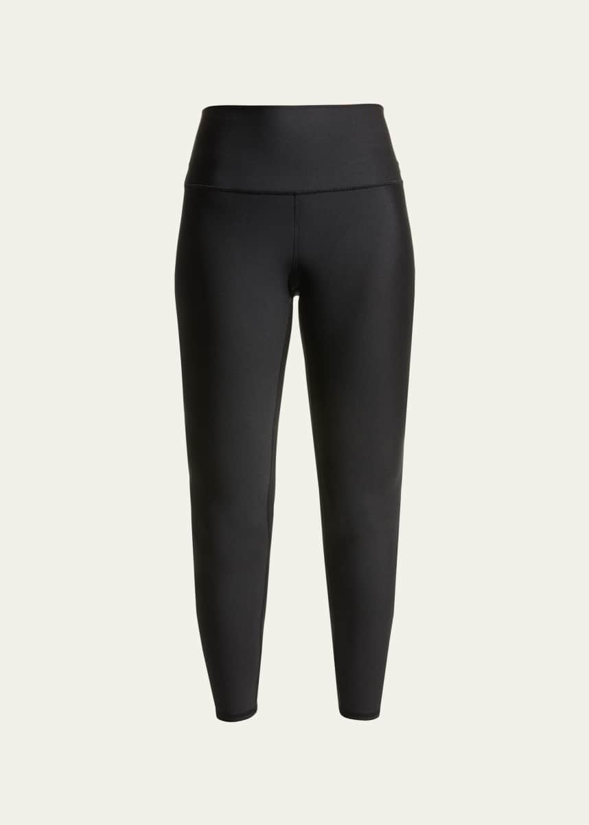 Alo Yoga High-Waist Velocity Logo Active Leggings - Bergdorf Goodman