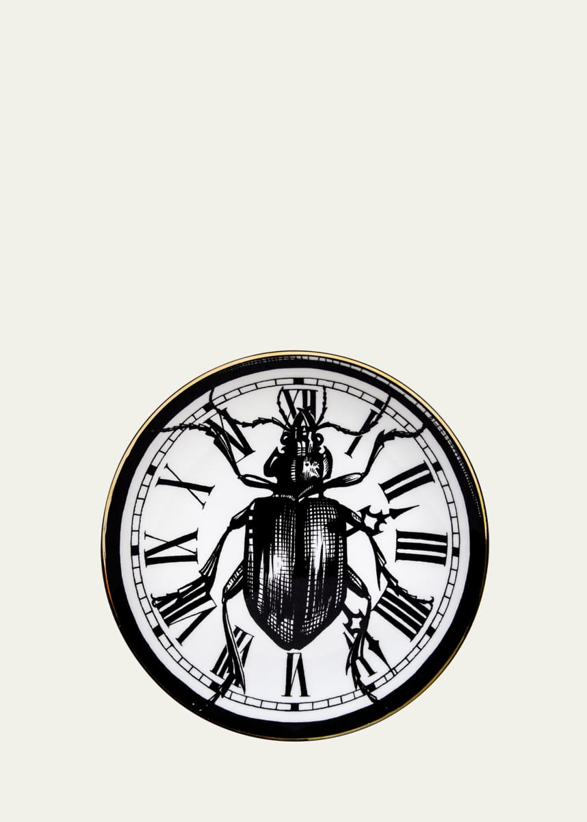 Rory Dobner Beetle Clock Dinner Plate