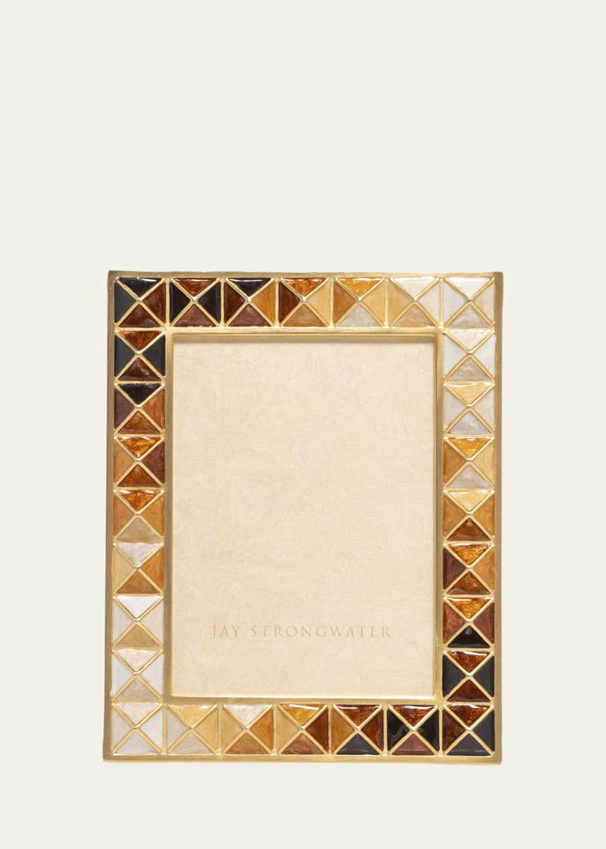 Jay Strongwater Pyramid Frame, 3" x 4"
