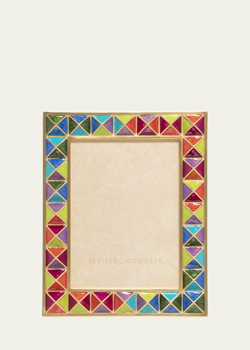 Jay Strongwater Pyramid Frame, 3" x 4"
