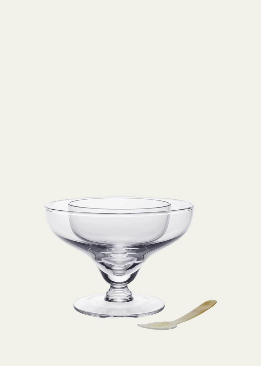 William Yeoward Crystal Caspia Seafood & Caviar Server