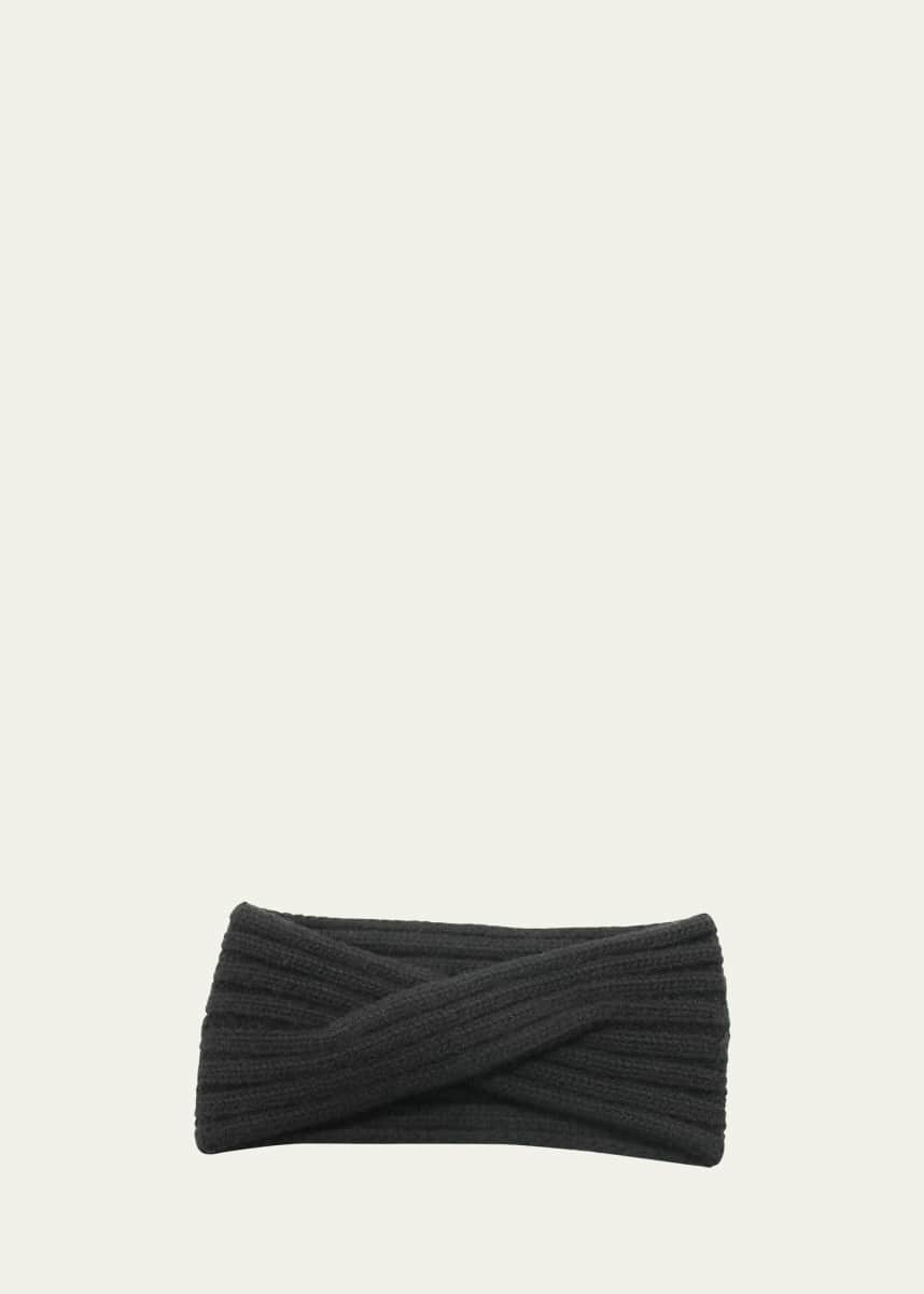 Portolano Ribbed-Knit Cashmere Headband