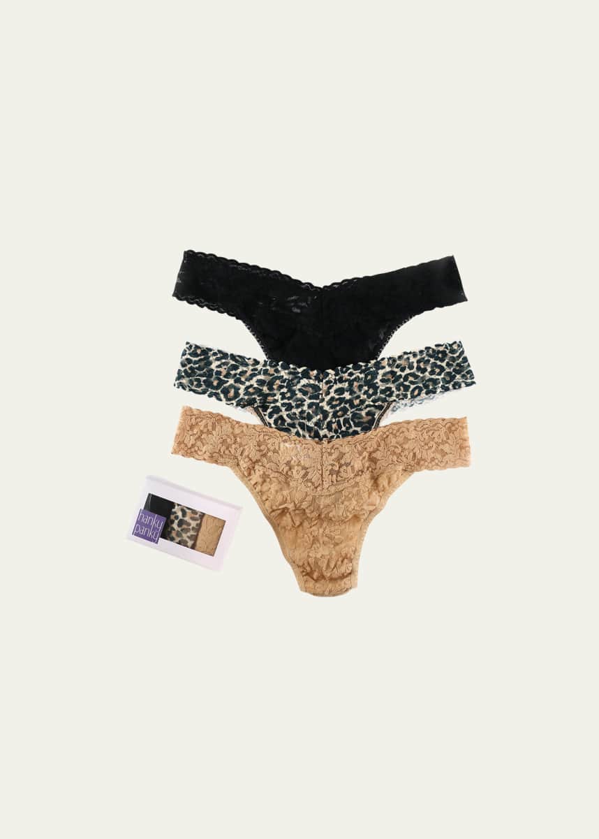 Natori Three-Pack Bliss Full-Coverage Underwear Briefs - Bergdorf