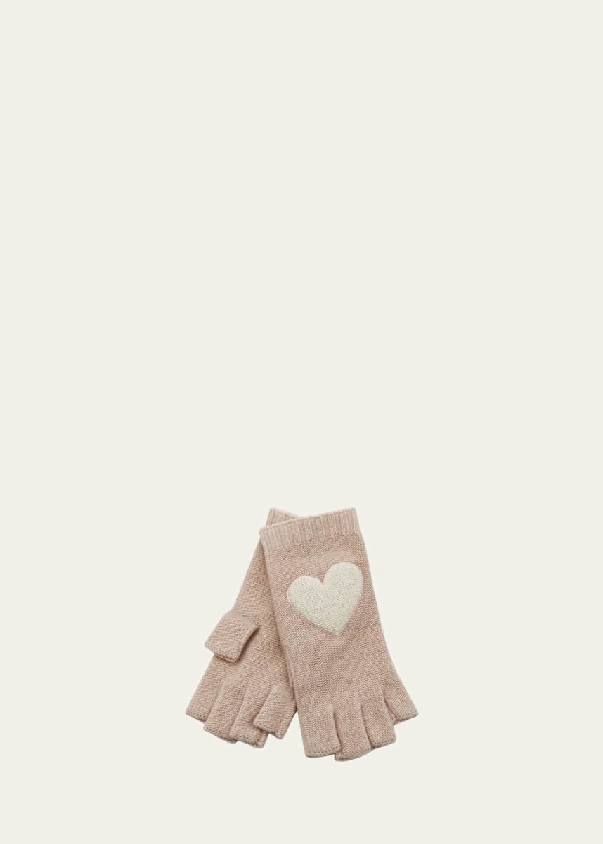 Portolano Jersey-Knit Cashmere Fingerless Gloves