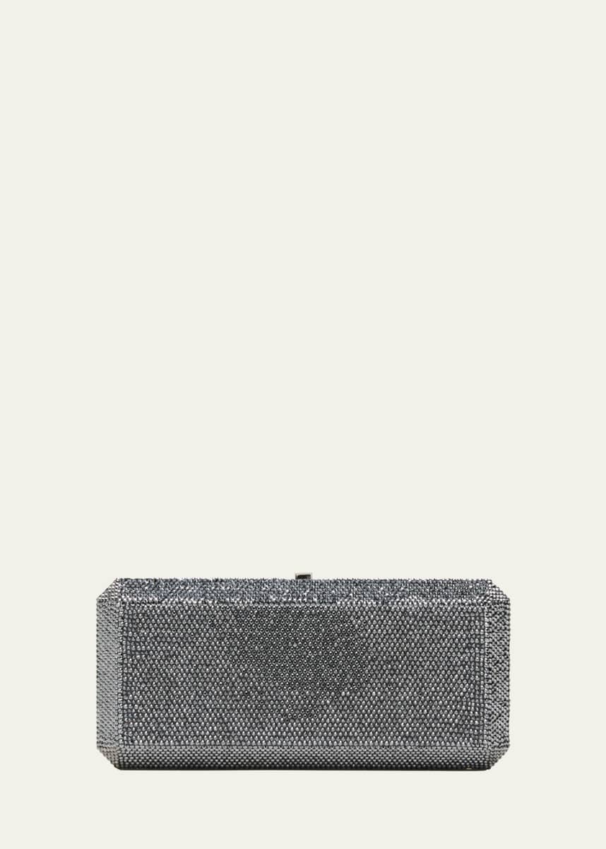 Judith Leiber Couture Slim Rectangle Fullbead Clutch Bag
