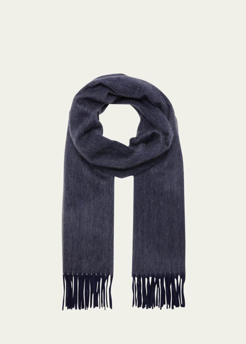 Begg x Co Men's Cashmere Arran Reversible Scarf