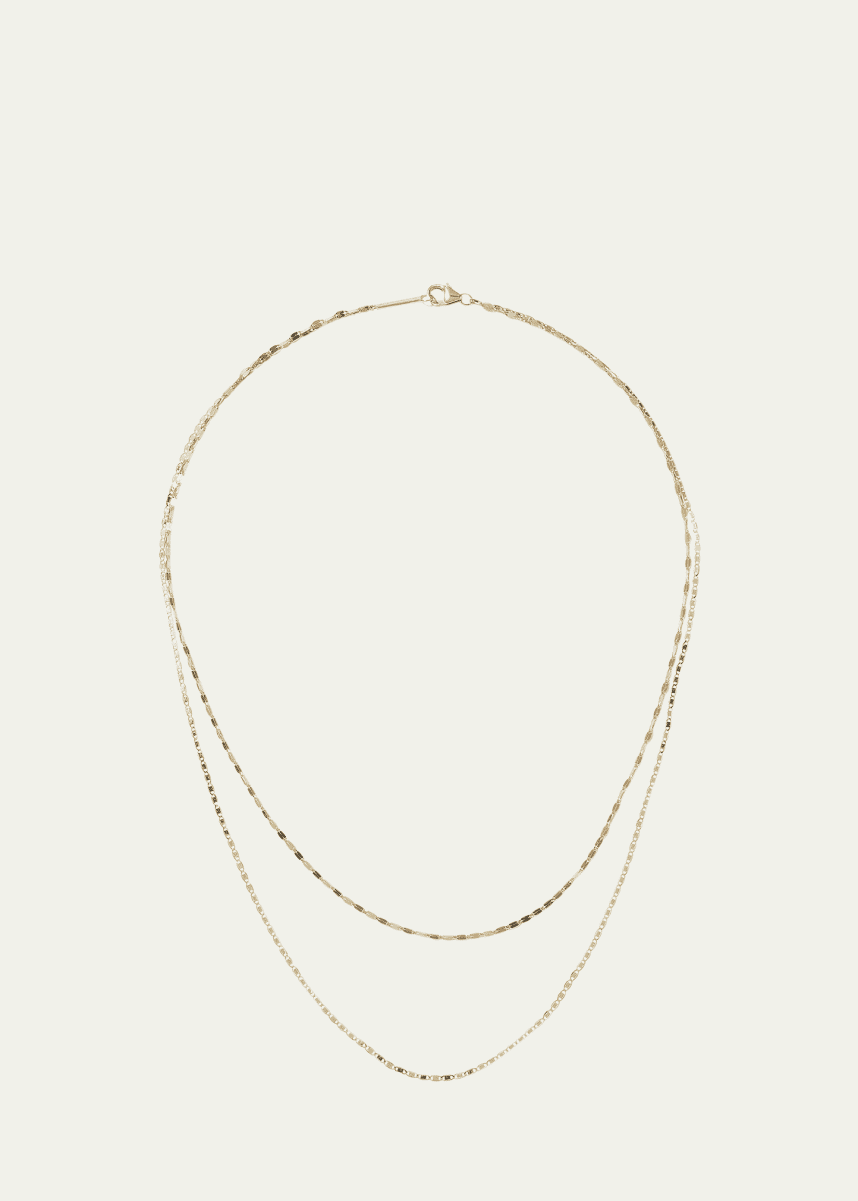 Lana 14k Tiered 2-Strand Necklace