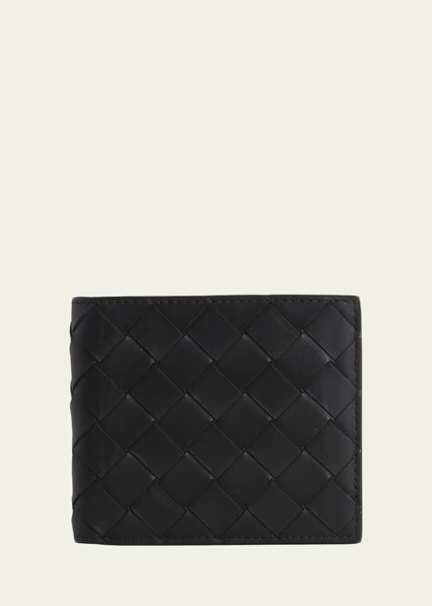 Bottega Veneta Men's Intrecciato Leather Bifold Wallet