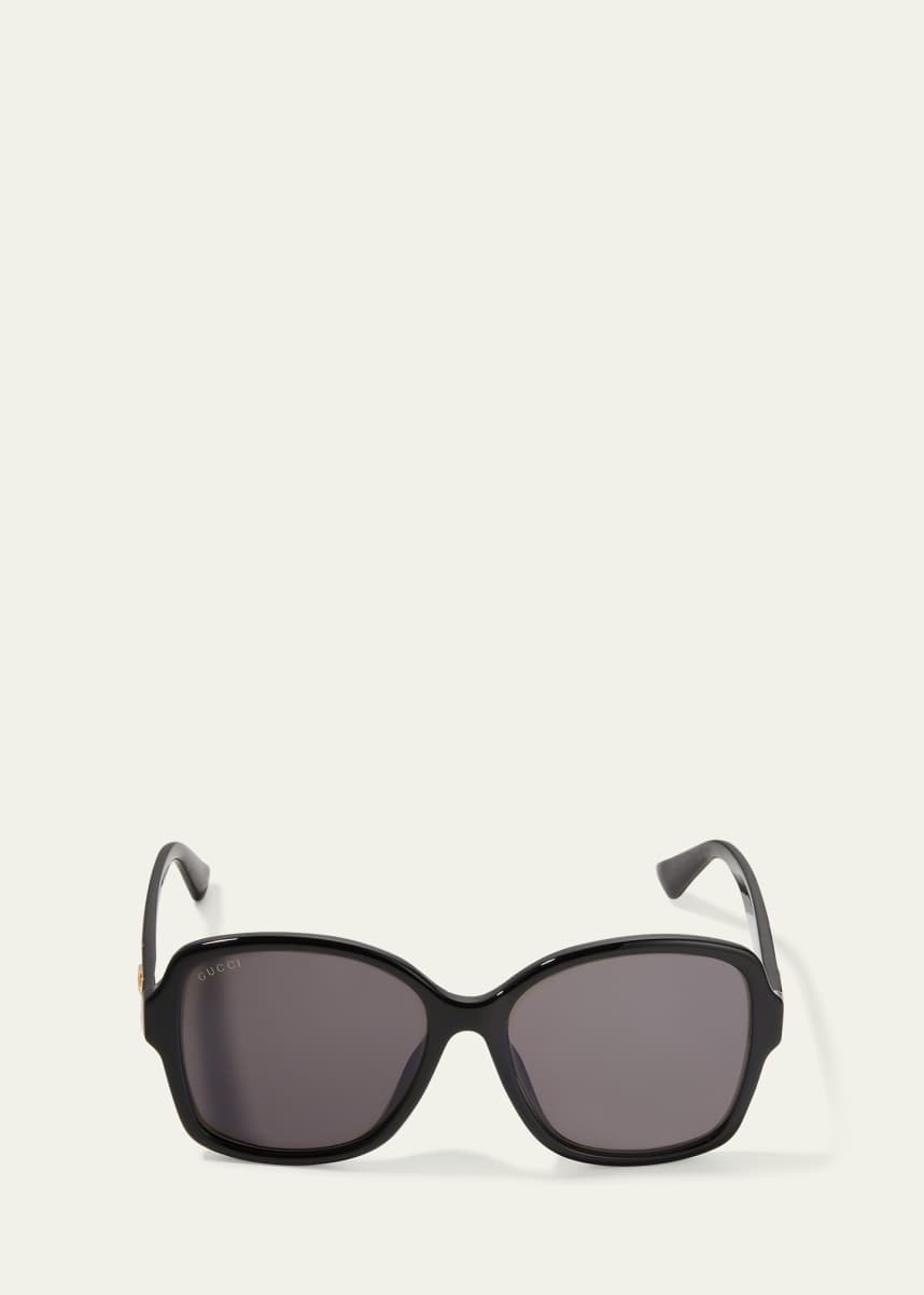 Gucci Square Monochromatic Sunglasses