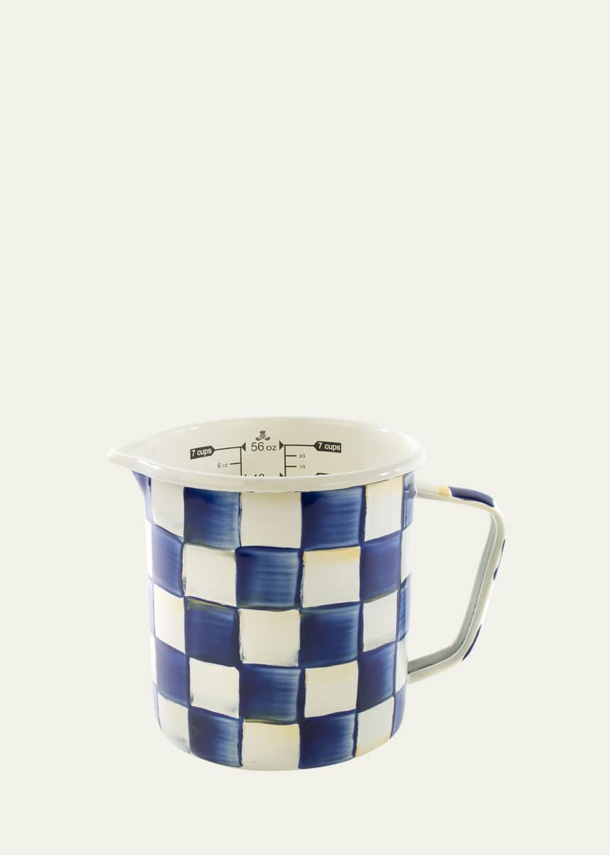 MacKenzie-Childs Royal Check 7 Cup Measuring Cup