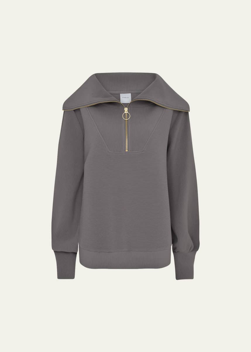 Varley Vine Oversized 1/2-Zip Pullover Sweatshirt