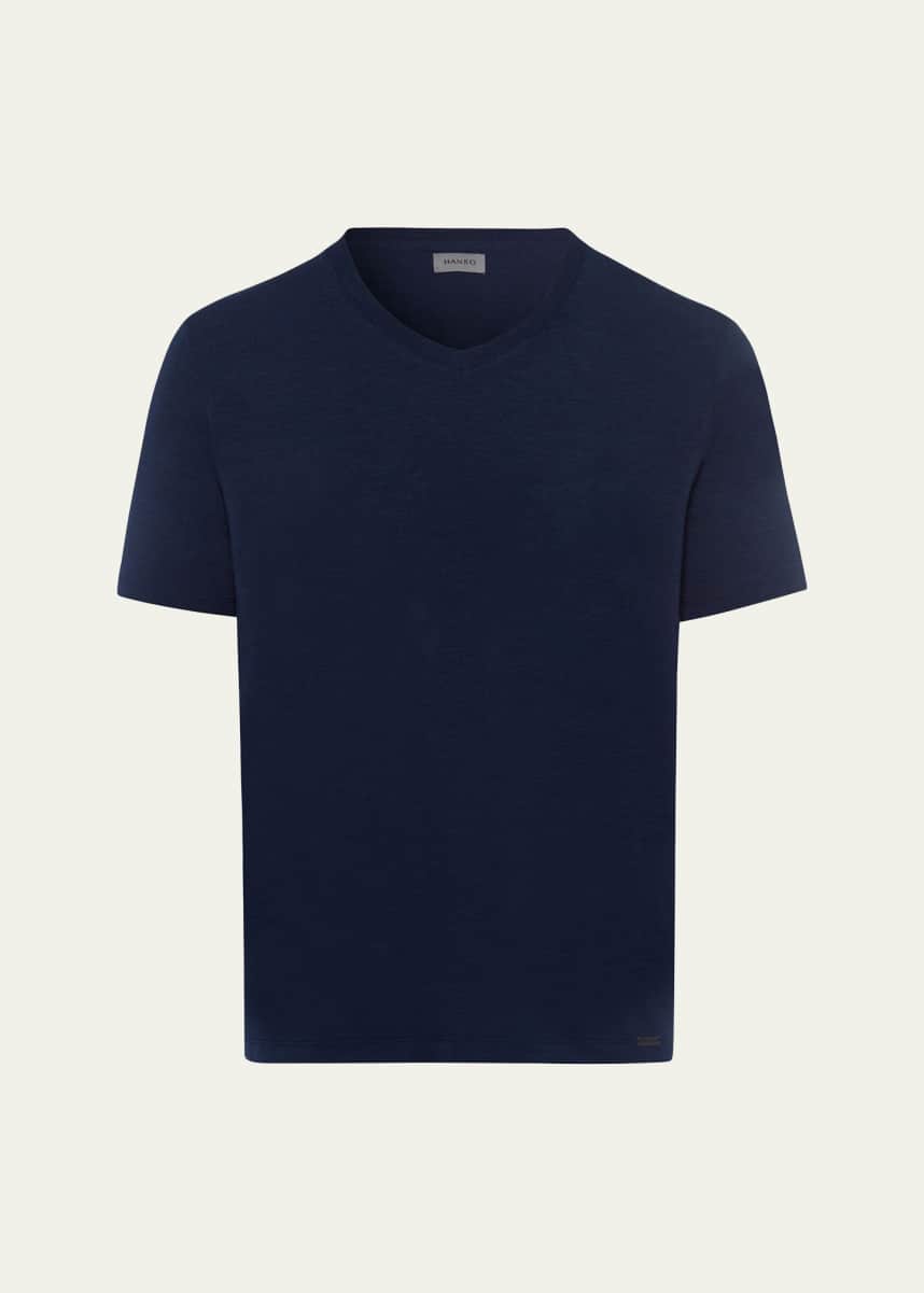 Hanro Men's Casual V-Neck T-Shirt