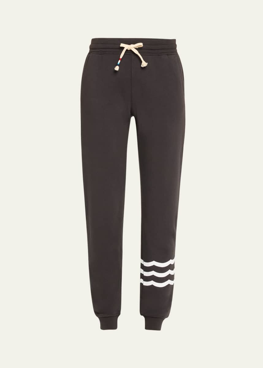 Sol Angeles Waves Hacci Slim Drawstring Jogger Pants - Bergdorf Goodman