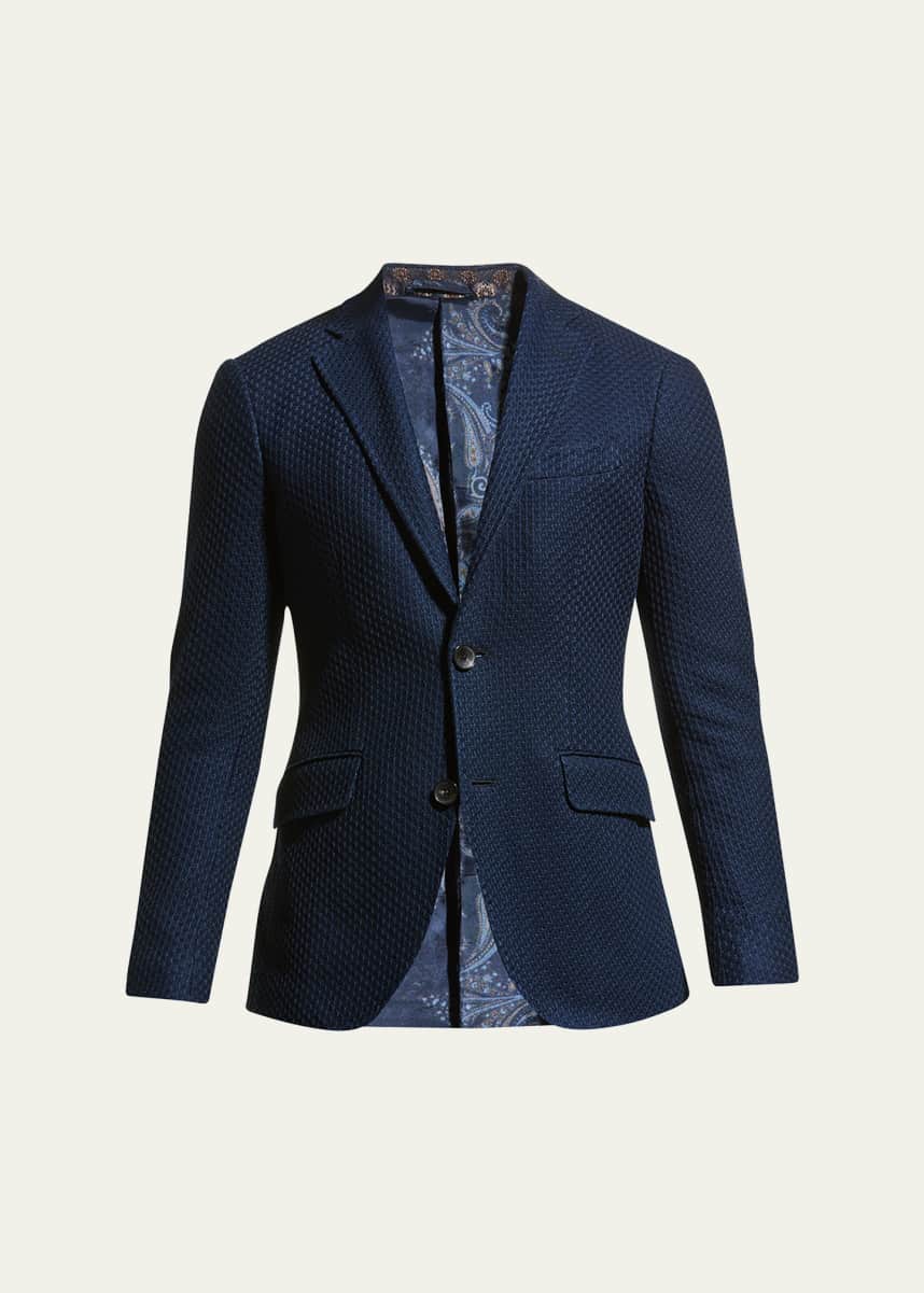 Etro Men's Basic Knit Blazer