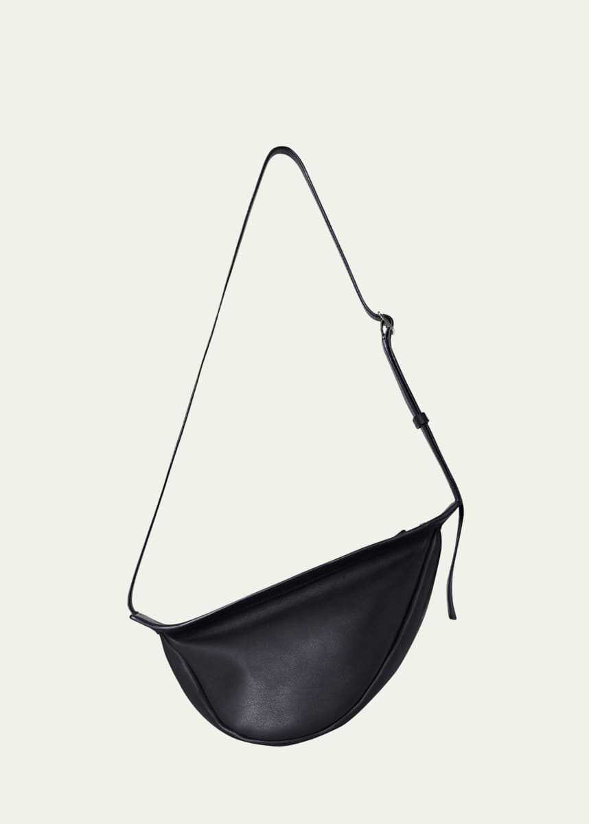 THE ROW Slouchy Banana Small Crossbody in Smooth Calfskin