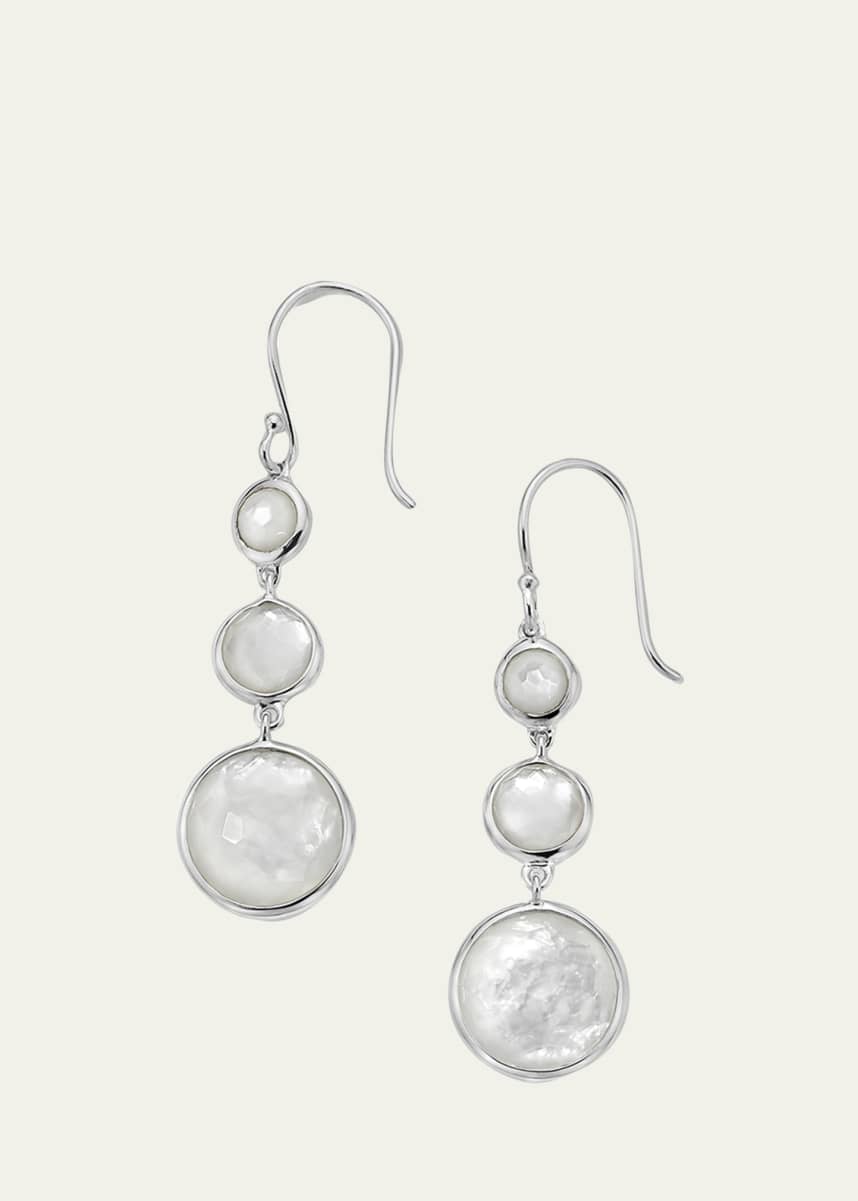 Ippolita Lollitini 3-Stone Drop Earrings in Sterling Silver