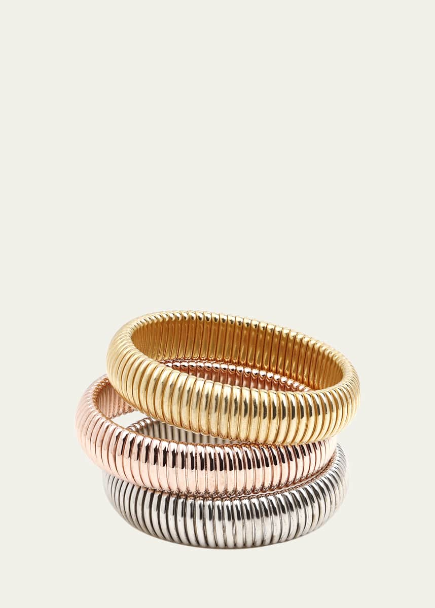 Ben-Amun Cobra Elastic Bracelets, Set of 3, Multi