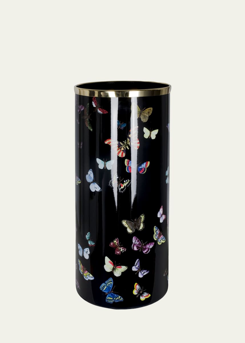Fornasetti Farfalle colour butterflies umbrella stand