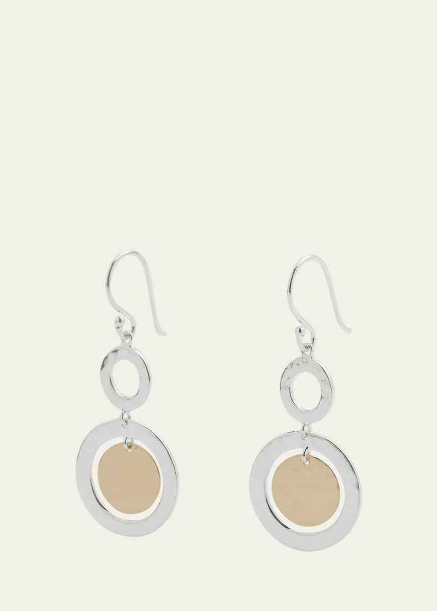 Ippolita Hammered Small Snowman Earrings in Chimera