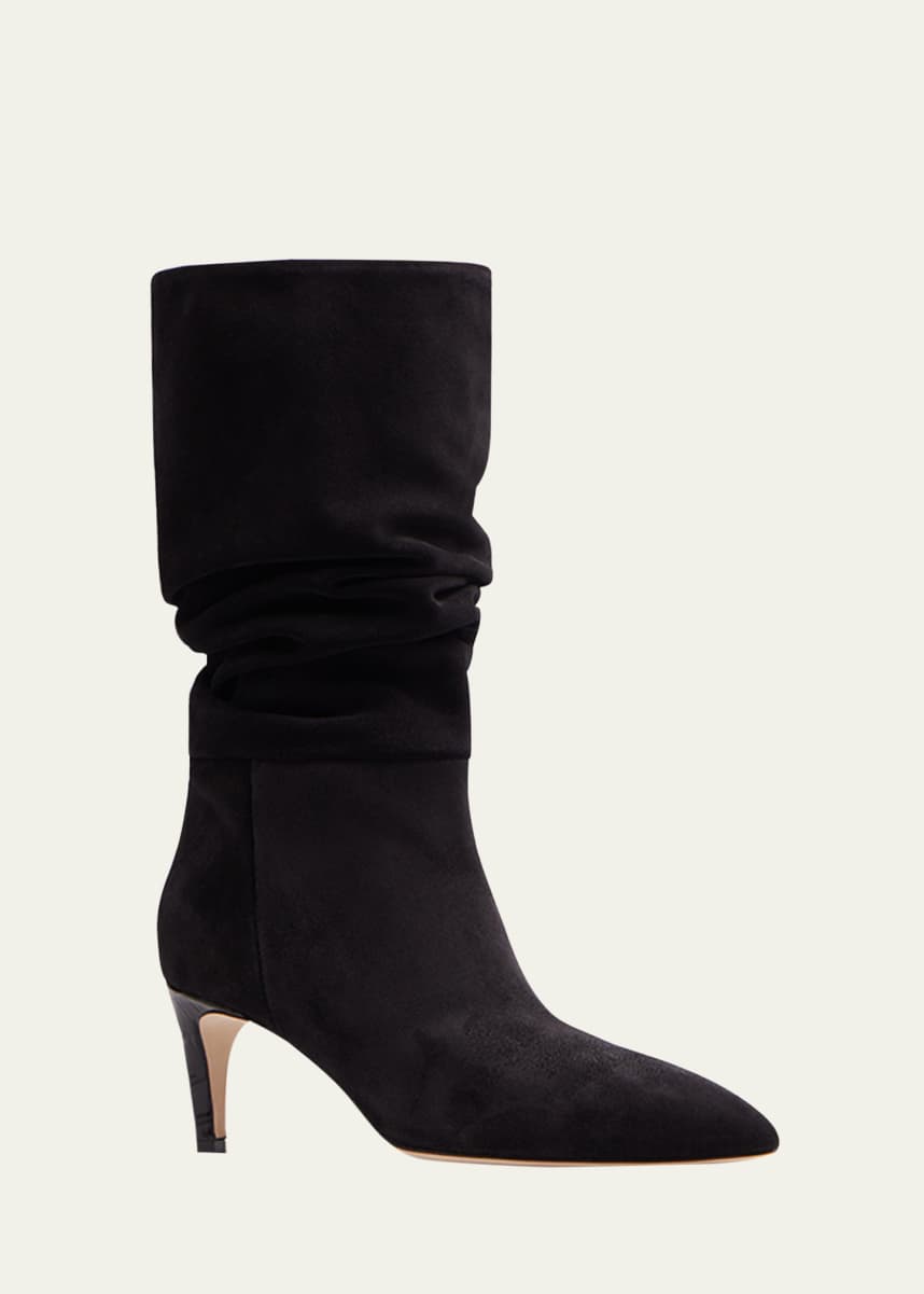 Paris Texas 60mm Slouchy Suede Boots