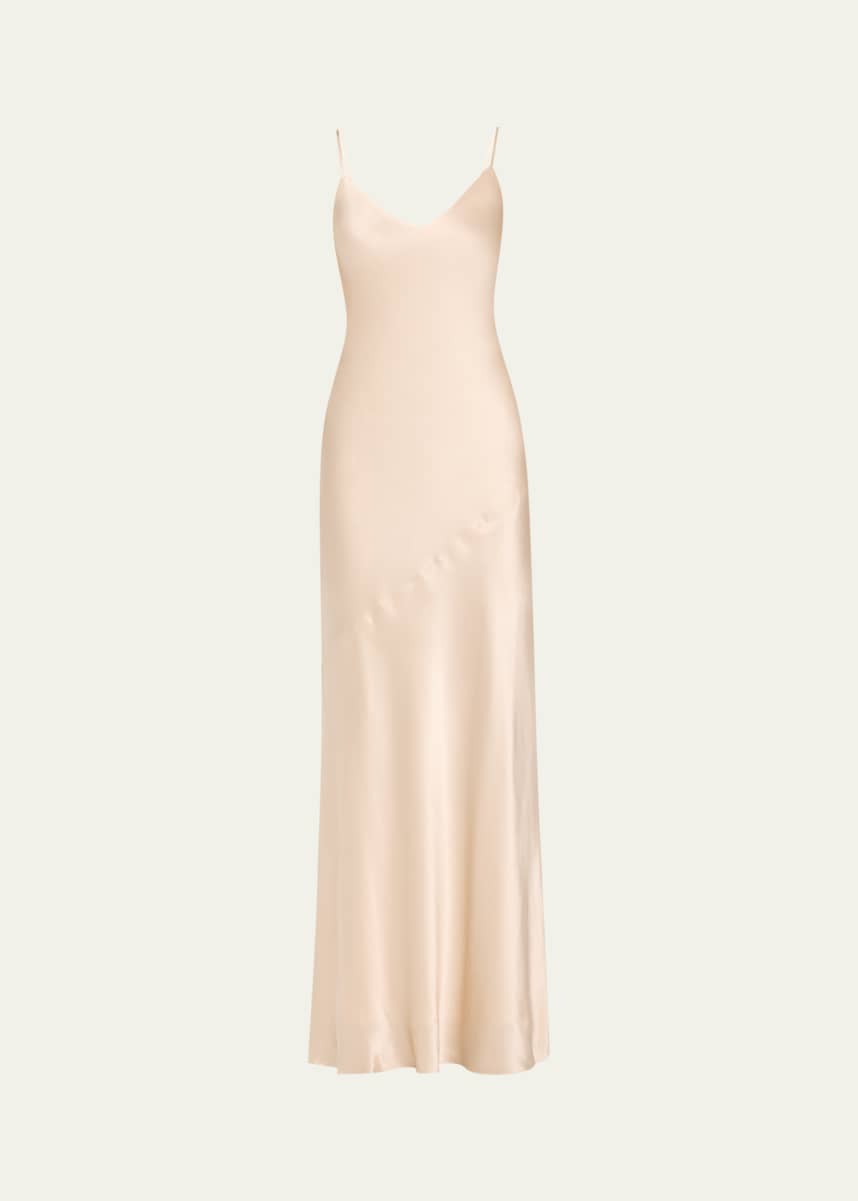 L'Agence Serita Silk Maxi Dress