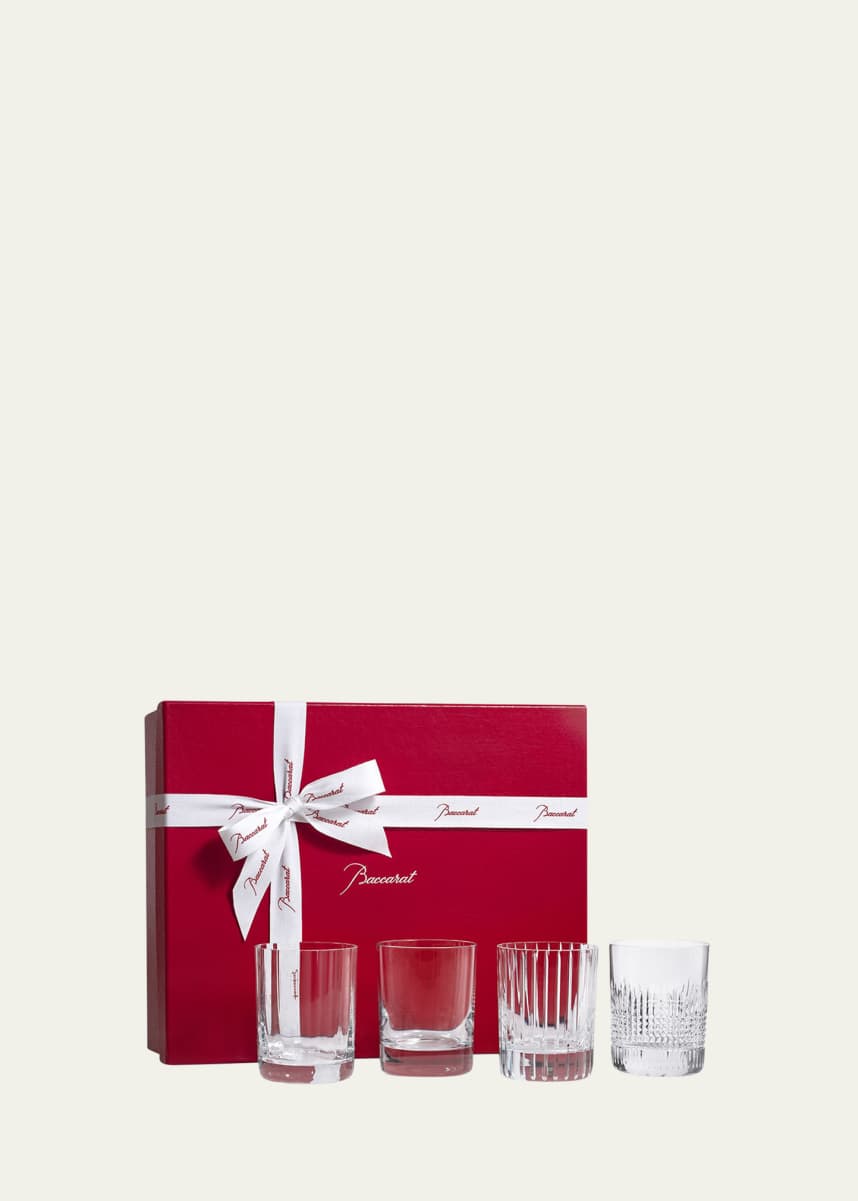 Baccarat Four Elements Double Old-Fashioneds, Set of 4