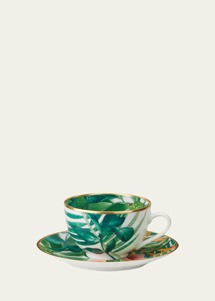 Hermes Passifolia Teacup & Saucer