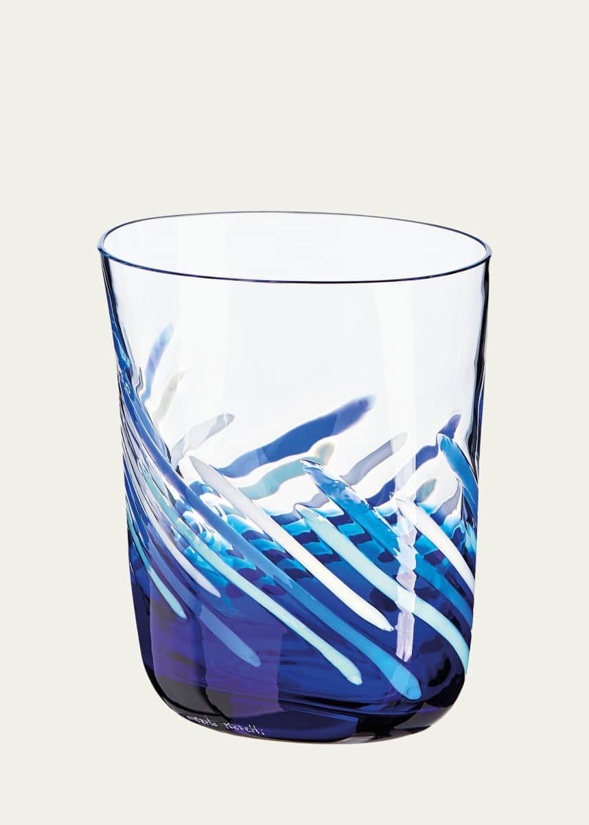Carlo Moretti Bora Blue Drinking Glass