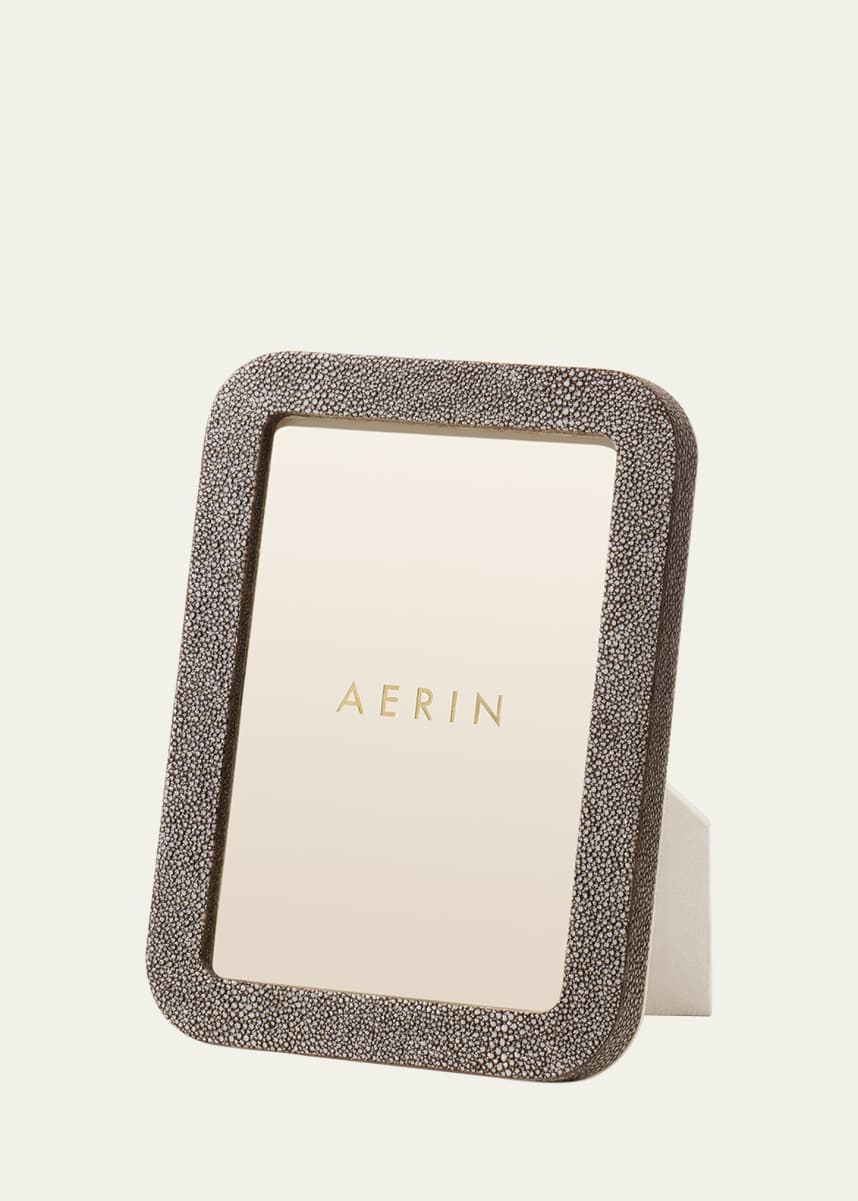 AERIN Modern Faux Shagreen Frame, 5" x 7"