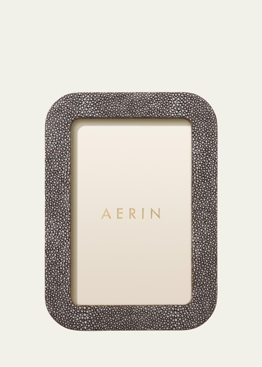 AERIN Modern Faux Shagreen Frame, 4" x 6"