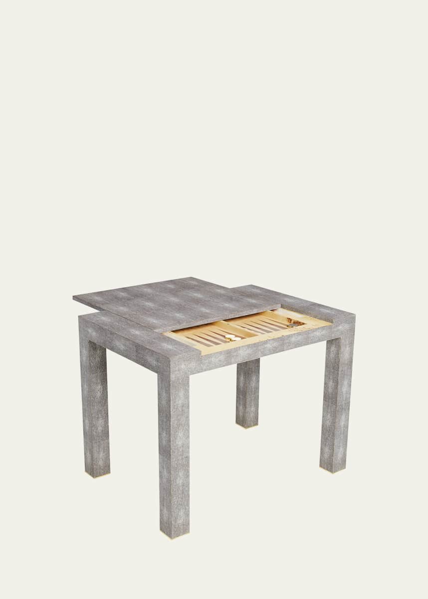 AERIN Faux Shagreen Game Table