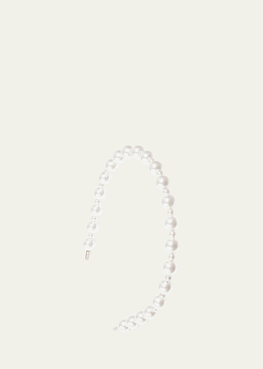 L. Erickson Studded Pearly Headband
