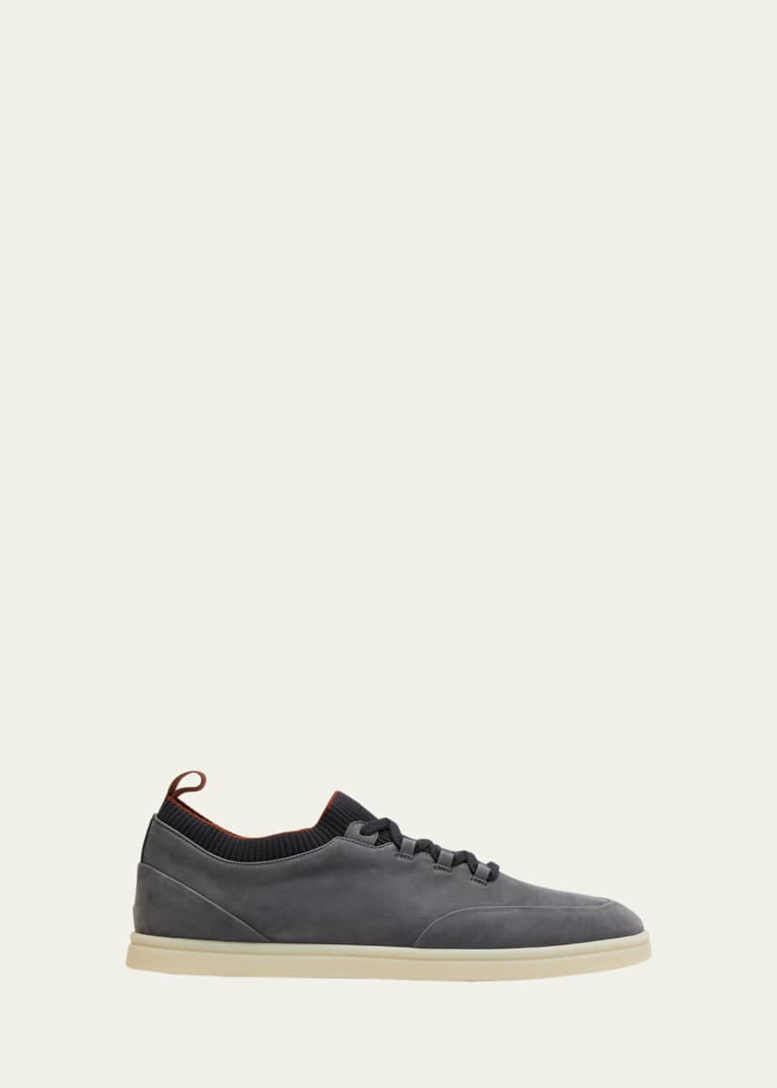 Loro Piana Soho Walk Nubuk Sneakers