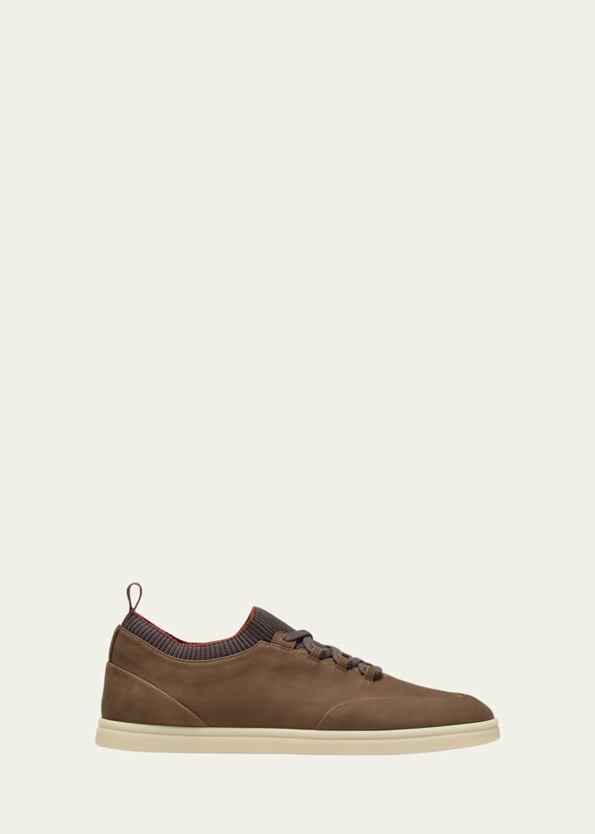 Loro Piana Soho Walk Nubuk Sneakers