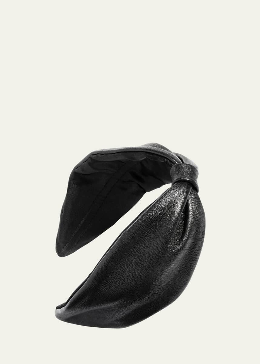 L. Erickson Leather Top Knot Headband