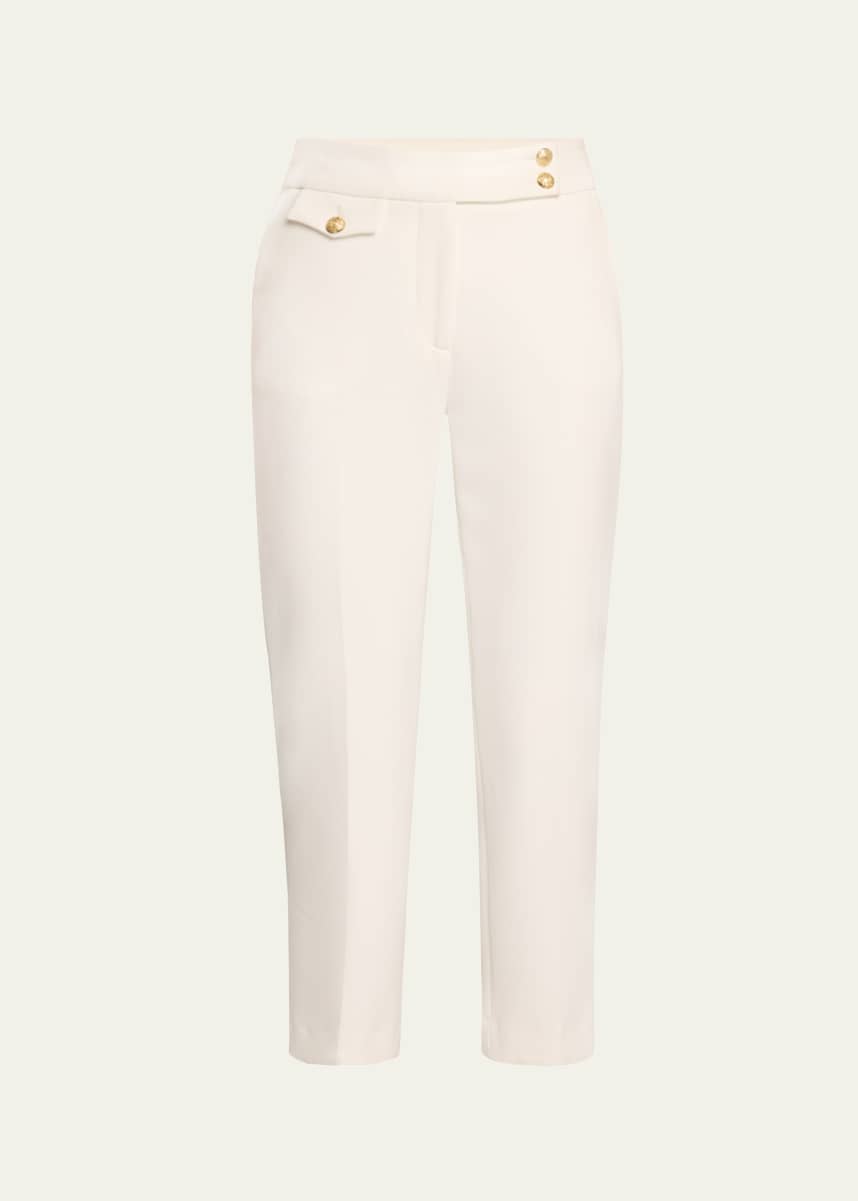 Veronica Beard Renzo Straight Crop Pants