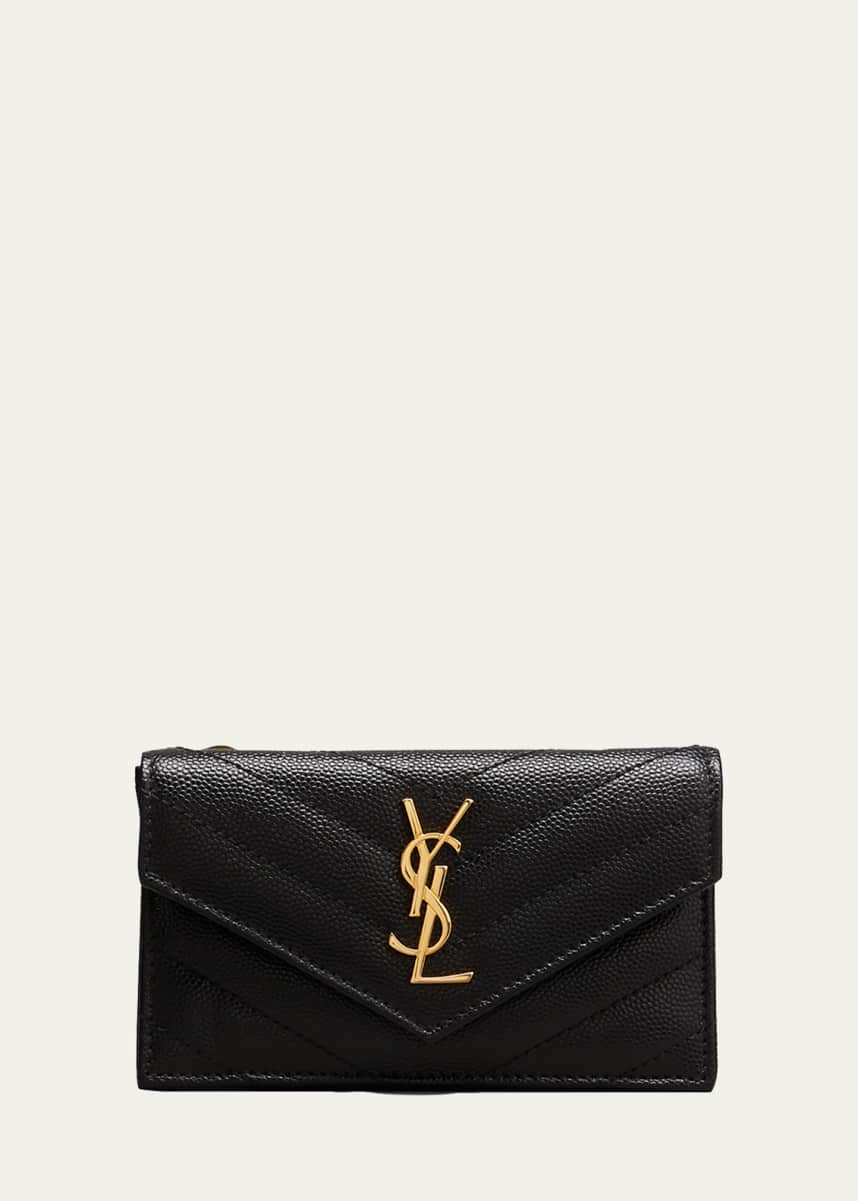 Women's small black padded nylon wallet