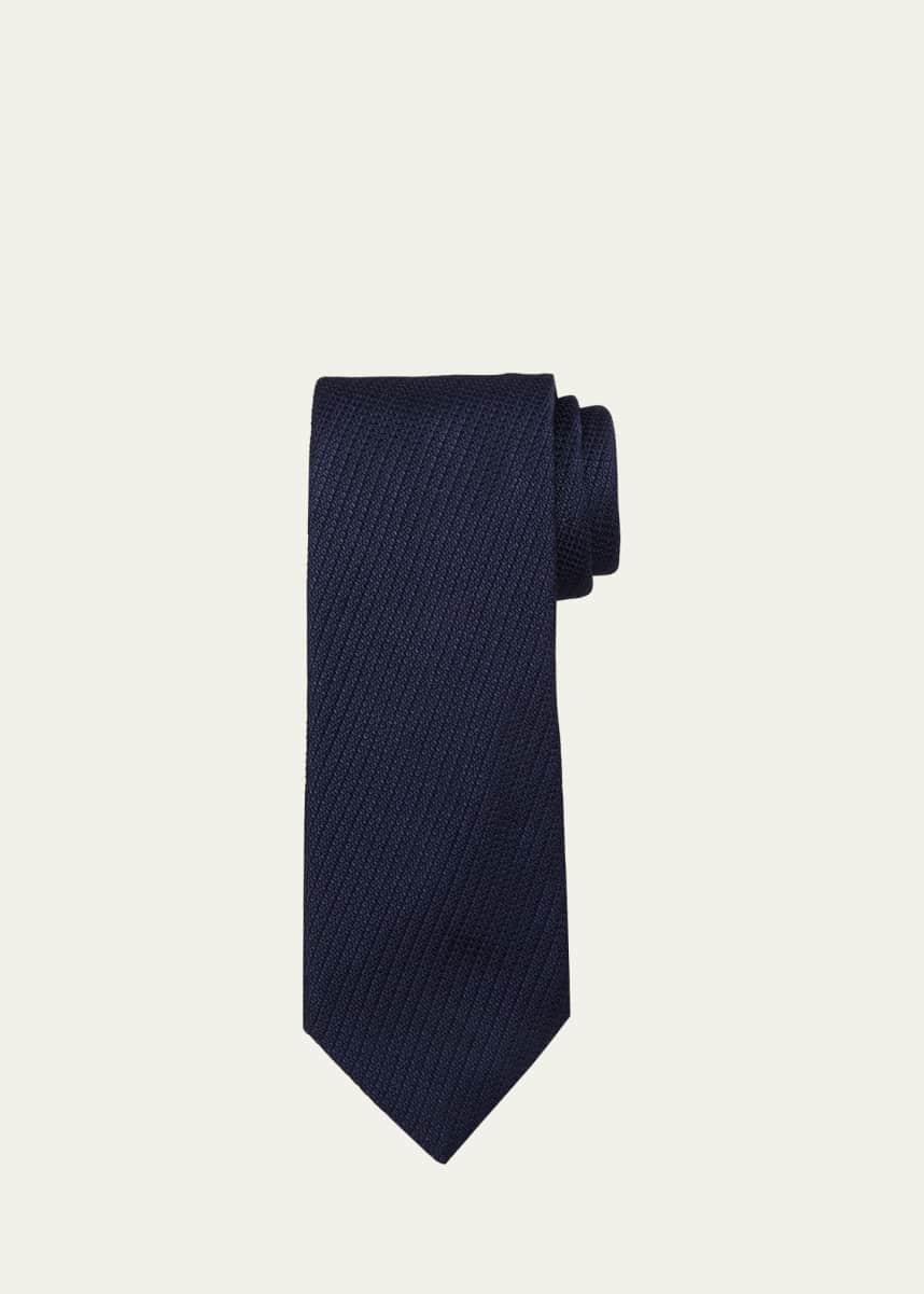 Brioni Men's Textured Silk Tie