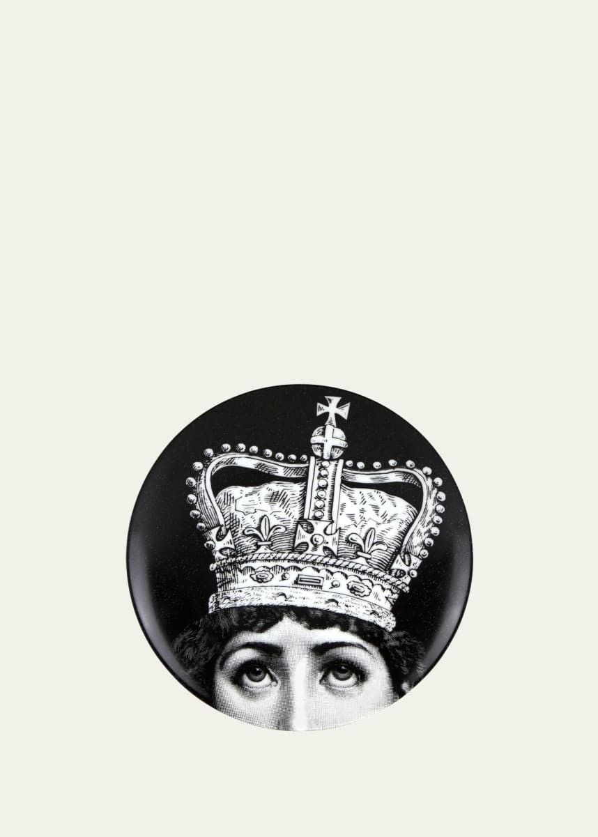 Fornasetti Tema E Variazioni n. 369 Coronation Crown Wall Plate