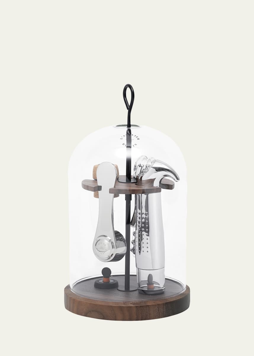 L'Atelier Du Vin Tappo Gard'Bulles Per Vino E Champagne – Doppia Tenuta In Silicone, Nero, ABS