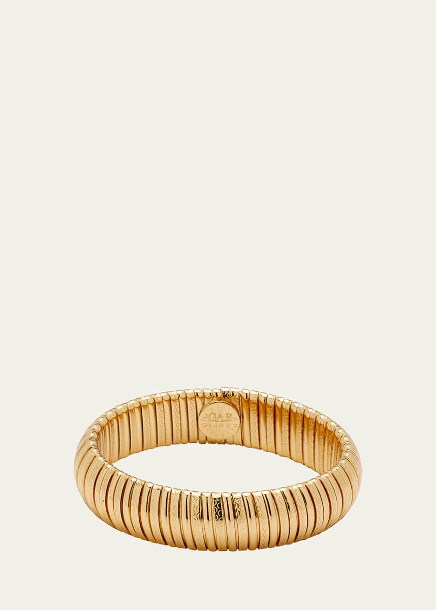 Gas Bijoux Breva Elastic Bracelet, Gold