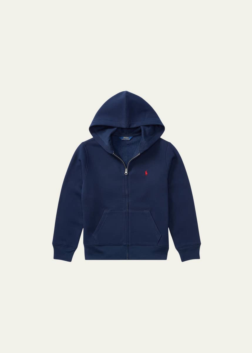 Ralph Lauren Childrenswear Boy's Knitted Fleece Hoodie, Size S-XL